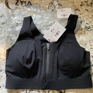 Zyia Front Zipper Access Bra